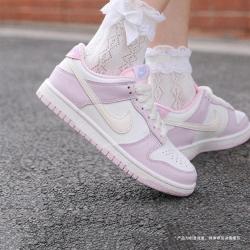 NIKE DUNK LOBG GCEL柔软轻便低帮儿童中大童休闲鞋