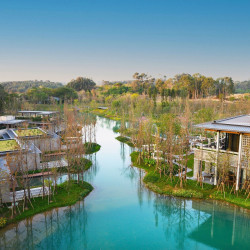 东莞松山湖悦榕庄2晚+双人下午茶+店内特色体验活动+悦榕浪漫日落仪式+mini吧礼遇（不含酒精类）+小游侠俱乐部+...