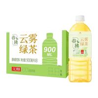 统一春拂绿茶春拂乌龙茶无糖茶饮料500ml/1L瓶整箱装 0糖0脂茶饮料 2口味混合900ml*2瓶