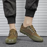 3517 低帮透气耐磨防滑 黑色 运动帆布鞋