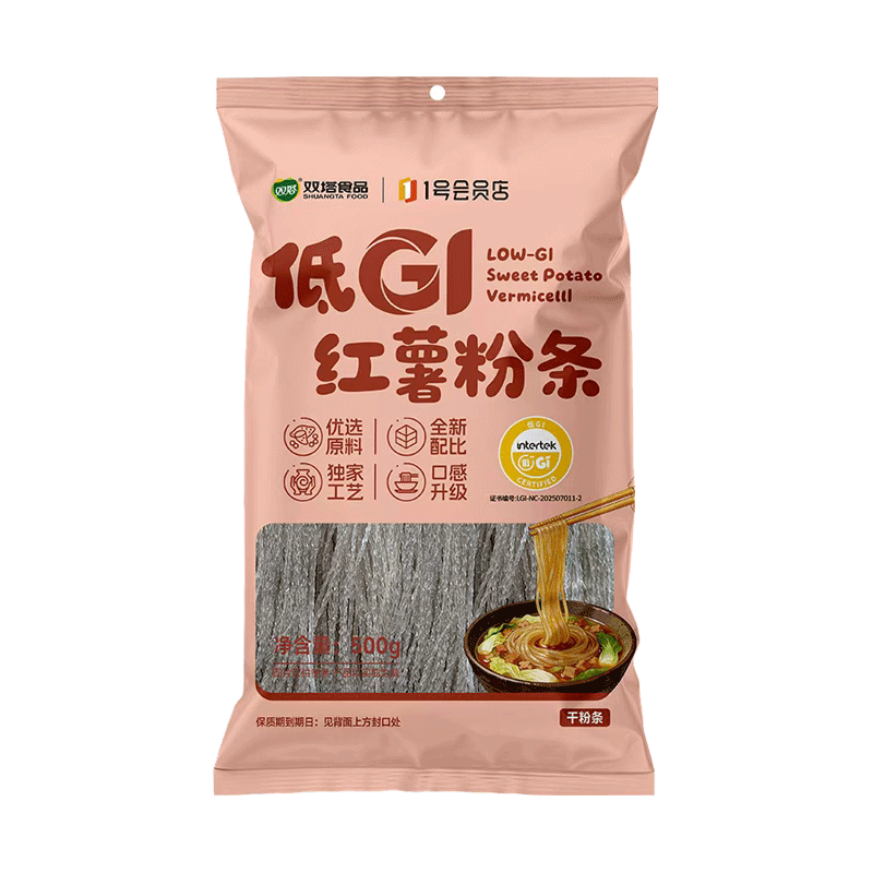 双塔 低GI红薯粉条 500g 南北干货