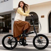 轻松出行：永久 折叠自行车 禧玛诺转把7速 20寸