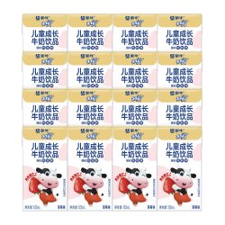 未来星 儿童成长牛奶饮品蓝莓/草莓味125ml×16