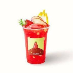 乐乐茶 草莓莲雾观音冰茶-专享