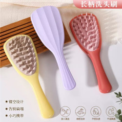 家用洗头刷按摩器粗齿带手柄洗发梳