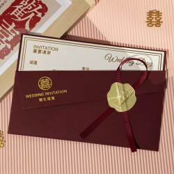 喜帖婚礼结婚请帖婚宴请柬简约大气高端高级感2026定制打印邀请函