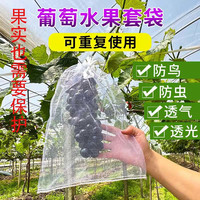 朋意 果树防虫网袋防鸟纱网袋保护葡萄袋无花果番石榴草莓套袋透气网套