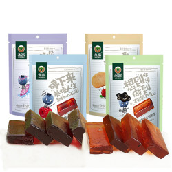 永富 蓝莓蔓越莓果糕系列150g*4袋（4种口味各一袋）