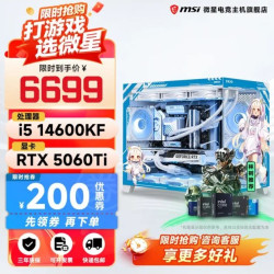 微星 组装电脑主机（i5-14600KF、RTX5060Ti 、16GB、512GB）