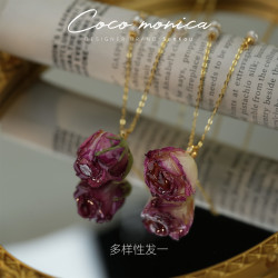 珍珠项链手工百搭小众简约彩色甜美设计感AB234