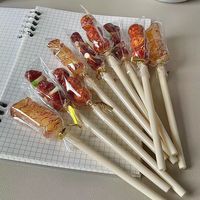 春睿 搞怪创意仿真烧烤圆珠中性笔个性烤串吃货可爱萌卡通学生办公文具 小丸子