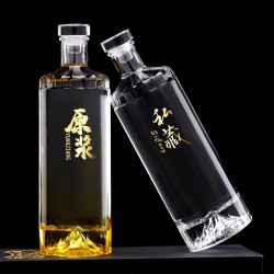 白酒瓶玻璃空高档一斤装瓶子专用玻璃酒器存储酒密封散装私人定制