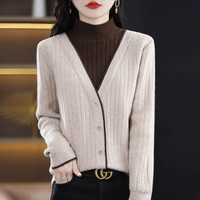 高品质毛衣女春秋2026新款假两件拼接长袖半高领上衣Y68