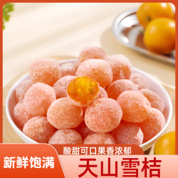 天山雪桔酸甜小金桔蜜饯果仁零食250g新鲜饱满优选传统