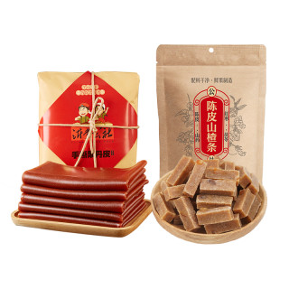 沂蒙公社 手撕果丹皮500g*1包+陈皮山楂条500g*1袋（约33小包）