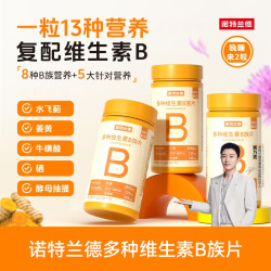 诺特兰德 新一代b族维生素咀嚼片8大B族72粒/瓶tz