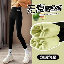 升级款加绒加厚鲨鱼裤芭比裤高腰收腹显瘦提臀打底裤冬