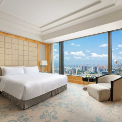 南京香格里拉大酒店2晚+四象神兽“青龙”冰箱贴1份+100元美食抵扣券+健体中心+无边泳池+【360度金陵美景网红...