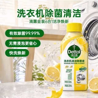 滴露 洗衣机清洗剂2.0金装版柠檬清新250ml/瓶