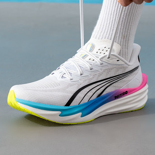 PUMA彪马 312123-10 Deviate Nitro 4 竞速跑鞋 46.5码(305mm)