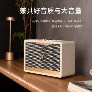 泛歌 V3蓝牙无线音响高音质大功率复古家庭户外k歌