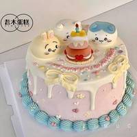 昔木生日蛋糕 10英寸生日蛋糕卡通蛋糕儿童蛋糕动漫蛋糕动画蛋糕/可配送