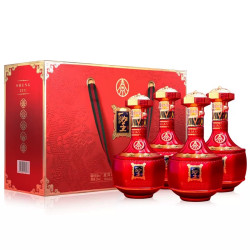聖复兴红浓香型白酒52度500ML*4瓶52度