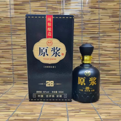huangjia/皇驾原浆28纯粮酿造浓香型白酒52度500ml*6瓶