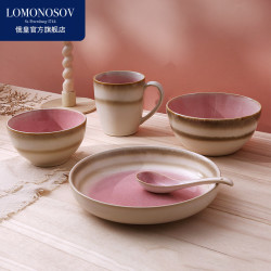 Lomonosov 餐具轻奢高端5件套餐盘礼盒套装一人食轻奢高端