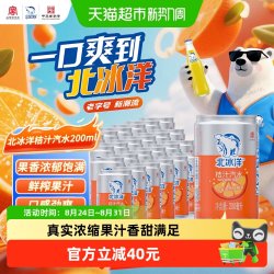 北冰洋 桔子汽水 200mlx24罐
