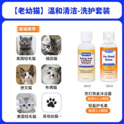DAVIS 戴维斯宠物猫咪去油脂沐浴露小瓶德文英短猫洗澡香波沐浴液