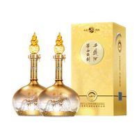 华山论剑 诗酒年华系列 52度 凤香型白酒 500ml*2瓶 赠礼品袋