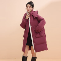 雪中飞 高充绒 90%绒 640+蓬松 冬季中长款加厚保暖羽绒服（多色可选）