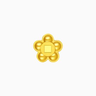 潮宏基 足金实心金豆 1g 黄金投资金条