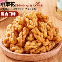 比比赞 红糖小麻花中式传统糕点零食解馋单独包装休闲食品小吃批发