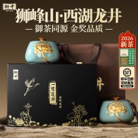 狮井 明前特级新茶绿茶茶叶礼盒装200g