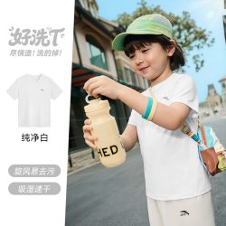 安踏 速干透气 儿童短袖衫