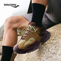 saucony 徒步鞋男款MTXRE户外防泼水防滑耐磨女子低帮登山鞋