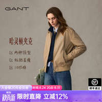 GANT 26秋冬女纯棉立领美式休闲外套 244-经典卡其 L