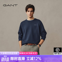 GANT 26秋冬男士圆领长袖卫衣休闲上衣 433-藏蓝色 M