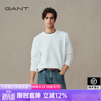 GANT 26秋冬男士圆领长袖卫衣休闲上衣 115-白色 M
