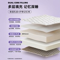 88VIP:猫人 乳胶床垫遮盖物软垫 6cm 80ml*190cm