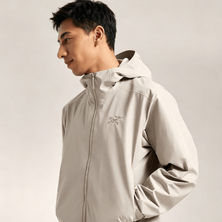 始祖鸟 SOLANO HOODY 防风 软壳夹克 雅致棕 L