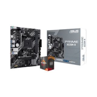 AMD RYZEN AMD锐龙R5 5500盒装搭华硕PRIME A520M-R台式电竞游戏板U全新套装