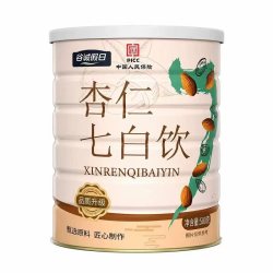 杏仁七白饮500g美杏仁粉代餐粉美白早餐粉茯苓冲泡山药冲饮百合
