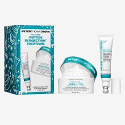 Peter Thomas Roth Peptide Skinjection™ 2 件套 - 面部和眼部套装含肽和透明质酸 - 紧致眼霜和保湿霜 - 抗衰老护理,适合光滑肌肤  眼霜 15ml+面霜 50ml