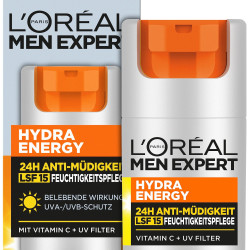 L'Oréal 欧莱雅 Men Expert 面部护理霜 *系数 15 Hydra Energy 1 × 50 毫升