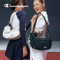Champion 冠军26春夏新款校园斜挎包日系潮流大容量七夕情人节礼物 黑色
