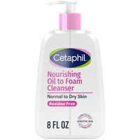 Cetaphil 丝塔芙 油转泡沫洁面乳 中干性敏感肌24小时保湿 低敏无香温和卸妆洁面 236ml