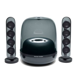 百亿补贴：哈曼卡顿 SoundSticks4 水晶4 桌面 蓝牙音箱